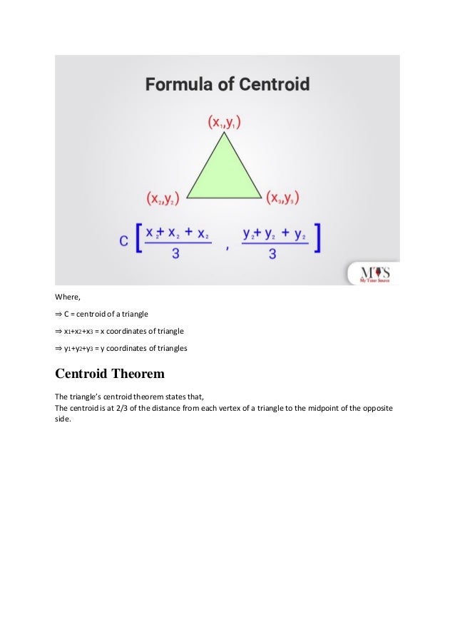 Centroid of a Triangle Formula Properties and Example Questions.pdf