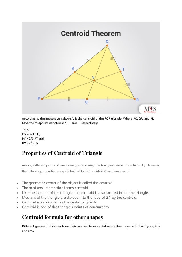 Centroid of a Triangle Formula Properties and Example Questions.pdf