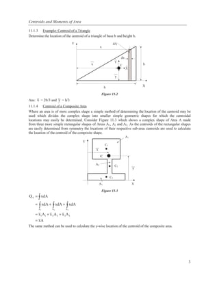 Centroids moments of inertia | PDF
