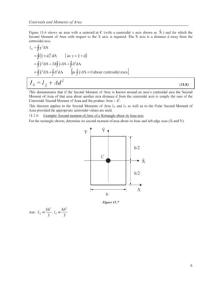 Centroids moments of inertia | PDF