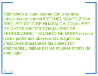 Centrosturisticoshidalgoutec ngh