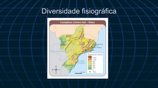 Diversidade fisiográfica
 