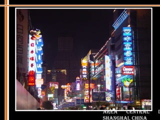 Área central de Shanghai, China