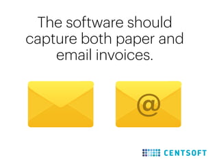 Invoice Capture Software - Centsoft | PDF