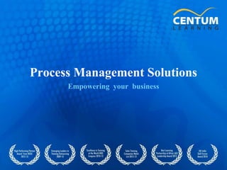 Process Management Solutions
Empowering your business

 