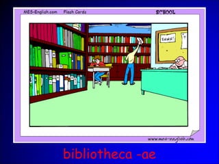 bibliotheca -ae
 