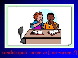 condiscipuli -orum m [-ae –arum f]
 