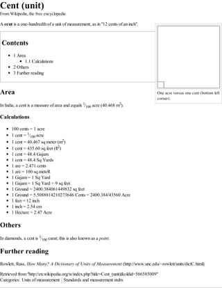 Cent Unit Wikipedia