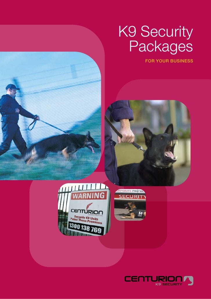 Centurion K9 Security Packages Canberra