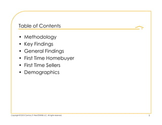 Table of Contents

         •      Methodology
         •      Key Findings
         •      General Findings
         •   ...