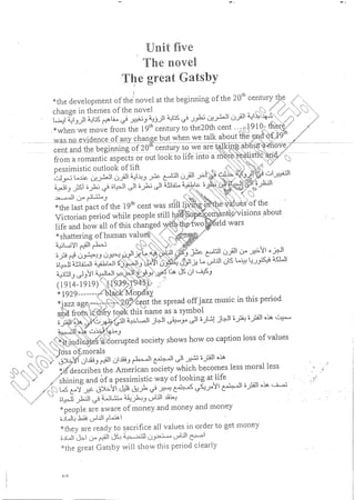 ملخص 20th century American lit