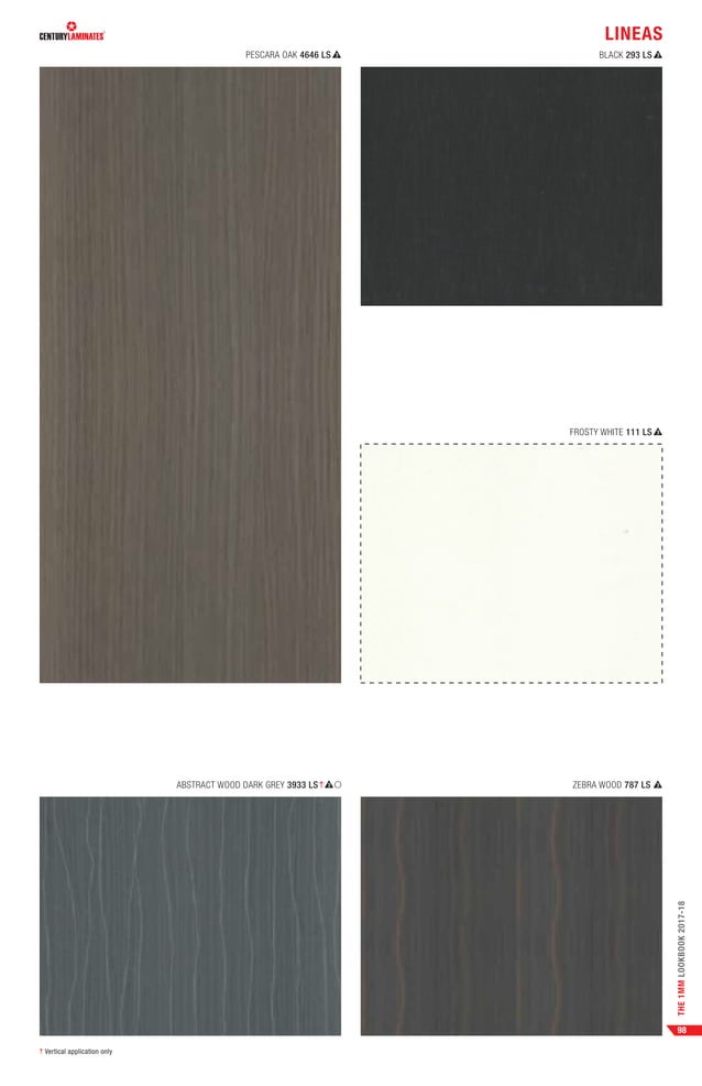 Latest Century Laminates Lookbook Catalogue 20172018 PDF