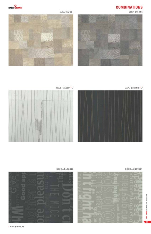 Catalogue Lookbook Laminates Century 2017-2018 Latest