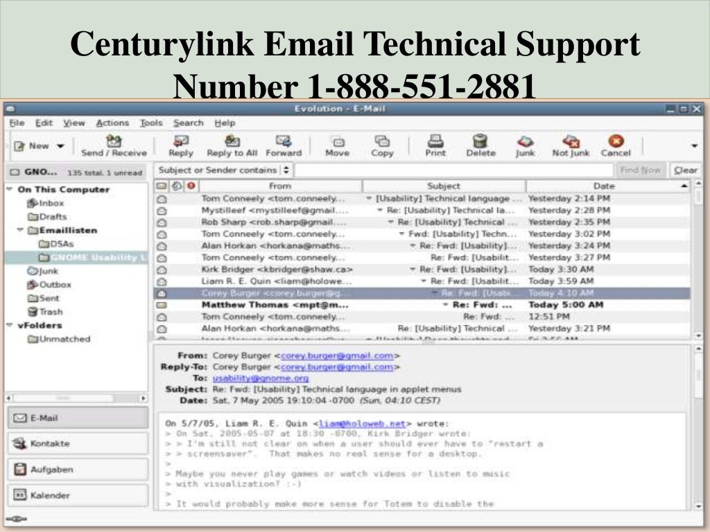 Centurylink Email Technical Support