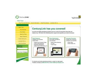 CenturyLink Yellow Pages Business Solutions