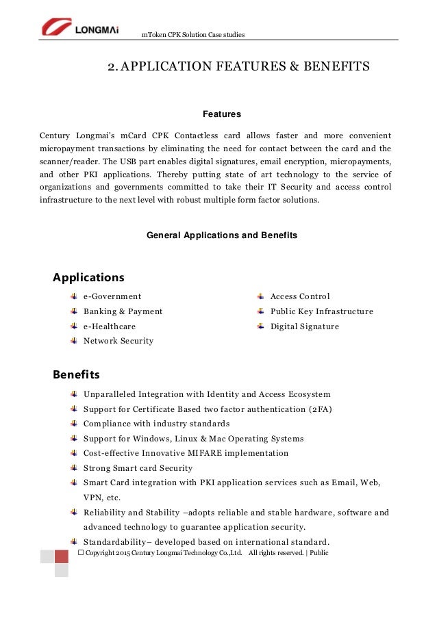 Century Longmai M Card Cpk Contactless Pki White Paper Deploy Conta