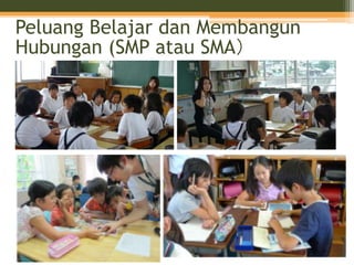 Peluang Belajar dan Membangun
Hubungan (SMP atau SMA）
 