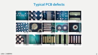 台灣人工智慧學校 31
Typical PCB defects
 