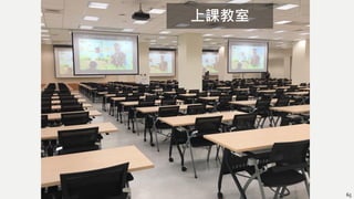 新竹分校－
新竹市力行路二十一號
65
上課教室
 