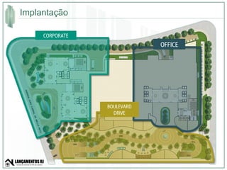 Implantação CORPORATE OFFICE BOULEVARD DRIVE 