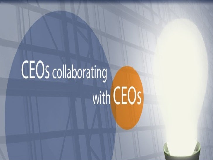 CEO Fusion Center Program Overview 2006-2007