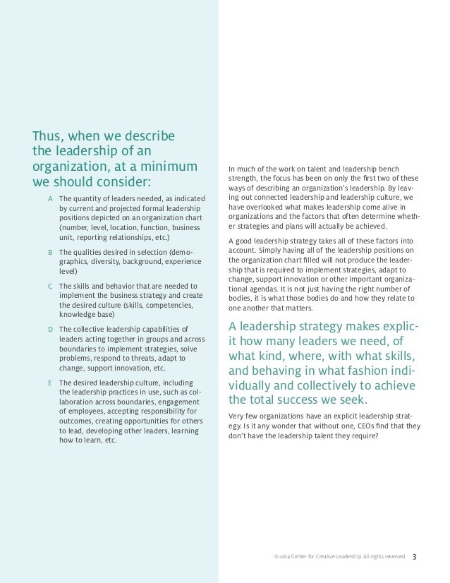 describing leadership skills