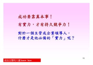 CEO-006-成功主管的8個Know How
