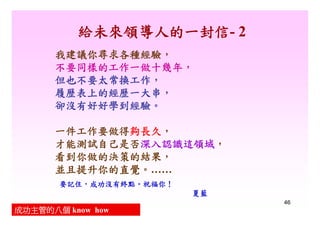 CEO-006-成功主管的8個Know How