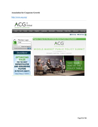 Page 9 of 15
Association for Corporate Growth
http://www.acg.org/
 