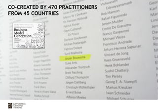 CO-CREATED BY 470 PRACTITIONERS 
FROM 45 COUNTRIES 
 