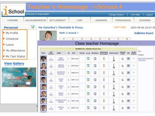 Teacher’s Homepage : i-School.4 Last Login Class teacher:  III-Venus VI-A V-A III-B III-A VI-A FREE FREE FREE Class teacher Homepage  