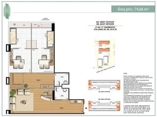 Área priv.: 74,66 m² 