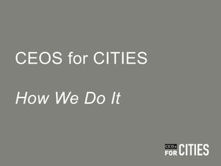 CEOs for Cities 