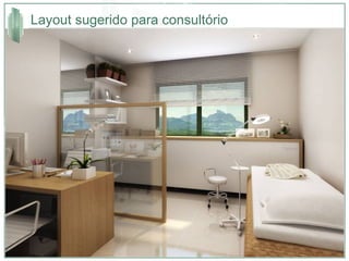 Layout sugerido para consultório 
