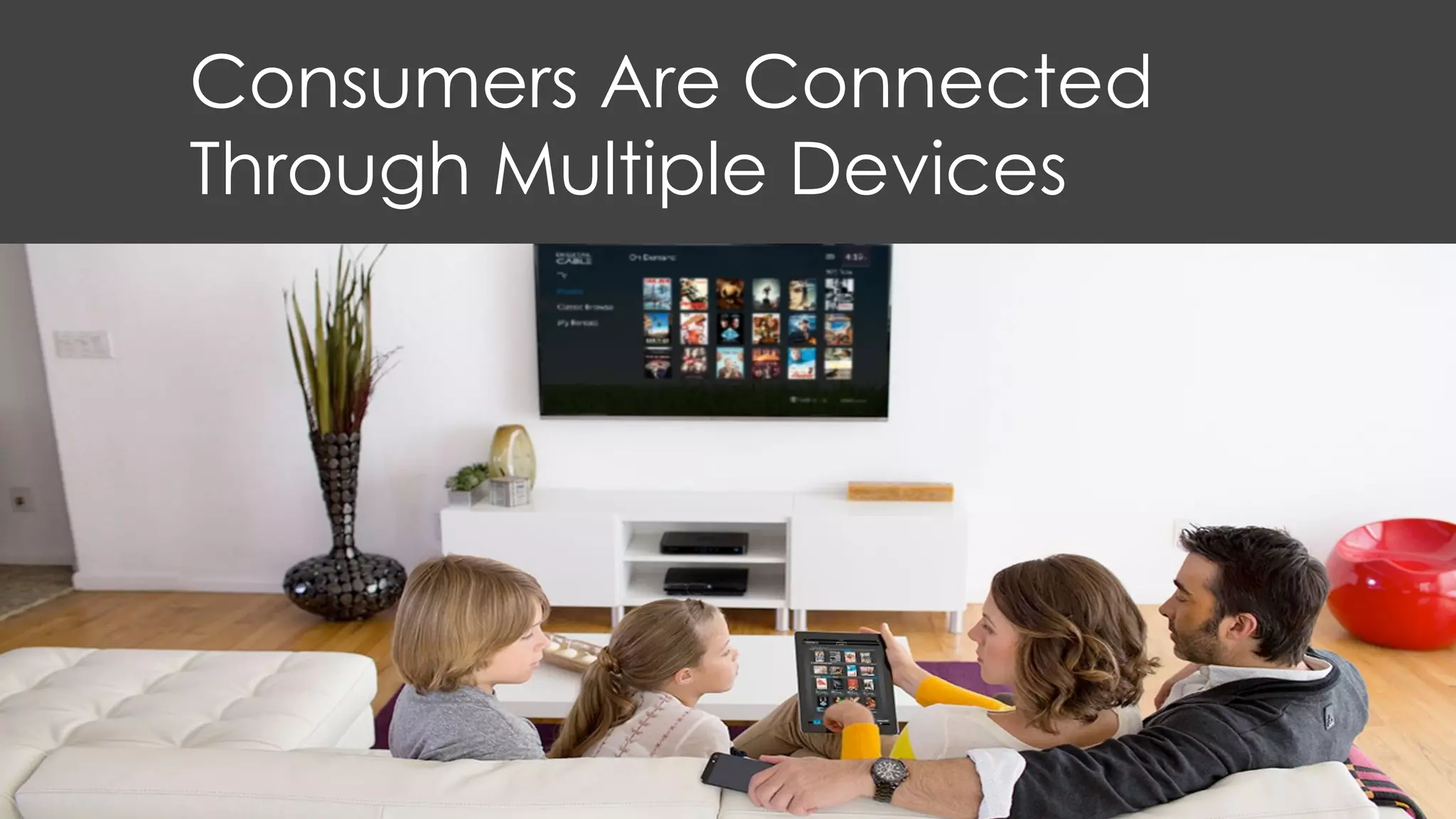 Consumers Are Connected
Through Multiple Devices
 