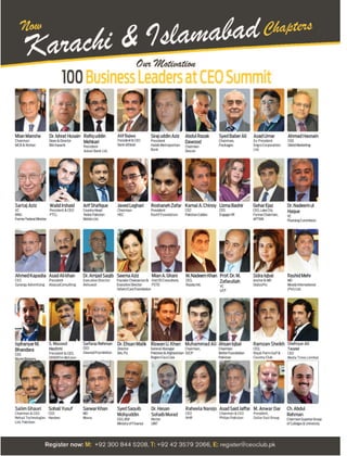 Ceo Summit Karachi