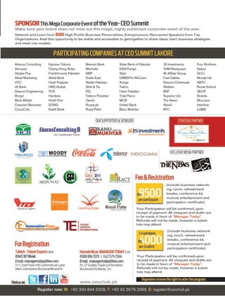 Ceo Summit Karachi