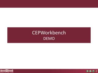 CEPWorkbench 
DEMO 
 