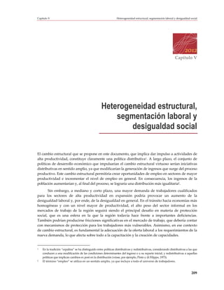 Cepal   cambio estructural para la igualdad 2012