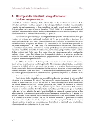 Cepal   cambio estructural para la igualdad 2012