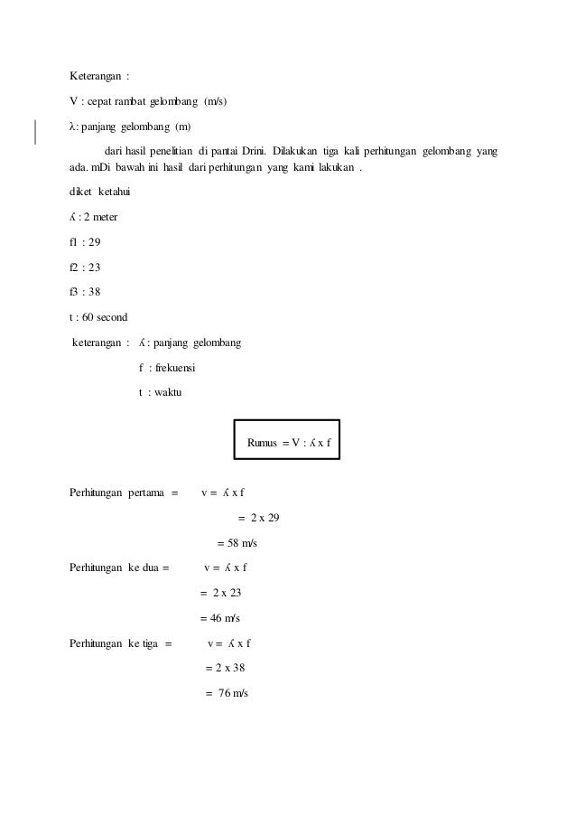 Cepat Rambat Gelombang