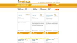 Sugestões de Objetos Digitais de Aprendizagem
Fonte: Print da Tela da Plataforma Currículo+
 