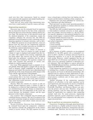 Basics of Preparing an Air Emissions Inventory | PDF