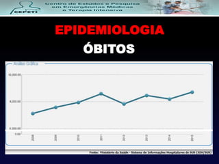 EPIDEMIOLOGIA
ÓBITOS
 