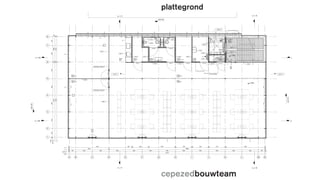 cepezedbouwteam
plattegrond
HLK - 01
RK
1710 x 1820
20 m
PS / PB
bransla
weerst
weerst
paniek
w.v. windve
15m
60
60
60
60
opbouw ruimtebenaming
ruimtenummer
ruimtenaam
oppervlakte
gebruiksfunctie - ruimtetype
minima
¤ niet op
vluchtw
positie
hemelw
regelka
bepaling brand- en rookk
Trappenhuis binnenzijde:
- Wanden en pl
- Vloer: Cfl,s1fl
Overige ruimten binnenzi
- Wanden en pl
- Vloer: Dfl,s1fl
L(--) 09L(--) 09
L(--) 11
L(--) 11
A
1
L(21) 04
L(21)03
L(21) 02
L(21)01
B C D E F G H I J K L M N
2
3
4
5
6
7
8
L(--) 10
L(--) 10
L(--) 08L(--) 08
60
60
60
60
60
60
P +6290
w.v.
w.v.
w.v.
w.v.
w.v.
w.v.
L(22) 01L(22) 01
L(66) 03
13695018001800180018001800950
stramien:
totaal:
stramien:
totaal:
80 4283 35 16883 80
60
60
60
60
60
60
60
60
110,08 m²
D2.07
kantoorruimte
30,19 m²
D2.05
verkeersruimte
7,06 m²
D2.08
pantry
7,33 m²
D2.06
toiletruimte
4,81 m²
D2.09
bergruimte / repro
4,81 m²
D2.04
werkkast
1,20 m²
D2.03
techniek
3,47 m²
D2.02
lift
12,47 m²
D2.01
trappenhuis
120700100950870
70.01
22.01 22.01
22.01
22.03
22.03
22.06
32.05.06
32.03.07 32.03.08 32.03.09 32.04.03
32.02.02
60
60
60
60
60
60
60
60
paneel e-componenten
22.01
21473
136 700 1800 1800 1800 1800 1800 1800 1800 1800 1800 1800 1800 700 136
80 6100 650 100 1695 125 2760 120 1700 100 1700 100 1710 140 4200 80
802720658195
8160140268080
smalle, staande HVK i.v.m. beperkte
deurbreedte schacht
24.01
24.01
22.03
60
60
22.01 22.01 22.01
22.09
d
c
b
a
a
b
P +6290
d
c
60
60
60
60
60
60
74.05
22.0222.0422.04
3,91 m²
D2.10
bergruimte
32.03.15
22.09
22.09
32.06.04
32.05.05
22.01 22.01
20,75 m²
D2.11
kantoorruimte
28,62 m²
D2.12
kantoorruimte
32.06.05
22.04
22.02
verticaal verlichtingsarmatuur
geluiddempend overstortrooster
in wand opnemen, positie n.t.b.
geluiddempend overstortrooster
in wand opnemen, positie n.t.b.
definitief
 