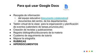 Google Docs, Documentos de Google | PDF