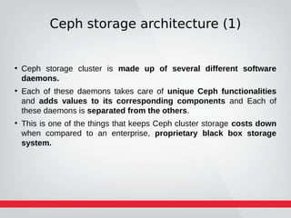 Ceph as software define storage | PDF