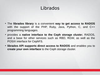 Ceph as software define storage | PDF