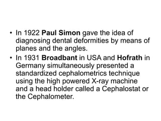 CEPHALOMETRICS.ppt A Scientific approach to the scrutiny of human ...