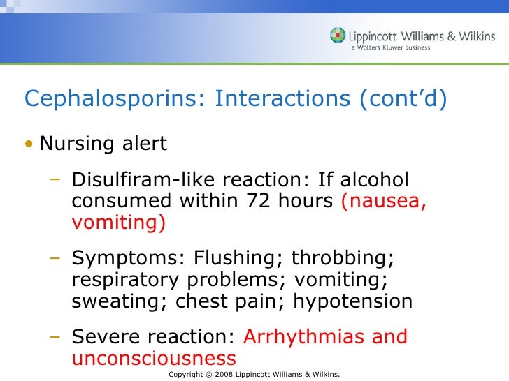 Disulfiram Reactions